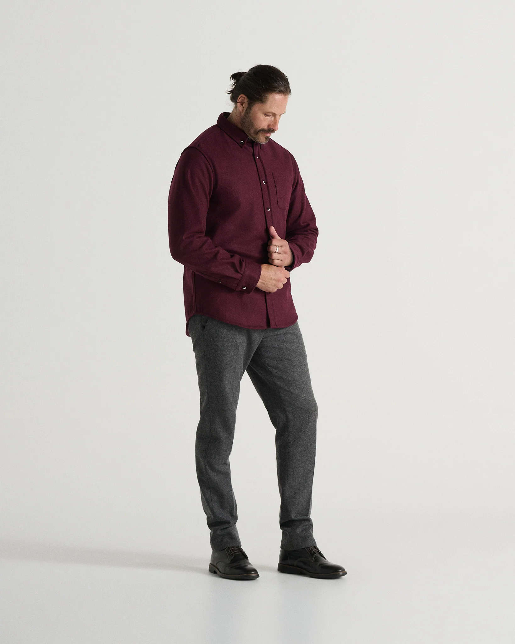 The Modern Melton Wool Shirt (600GSM) - Image 20