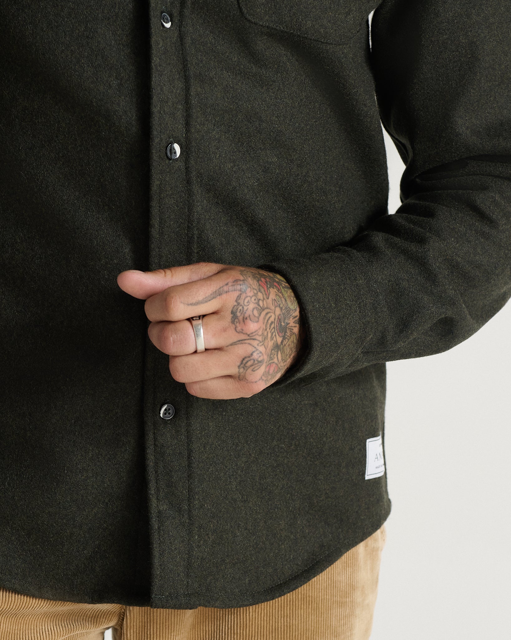 The Modern Melton Wool Shirt (600GSM) - Image 44
