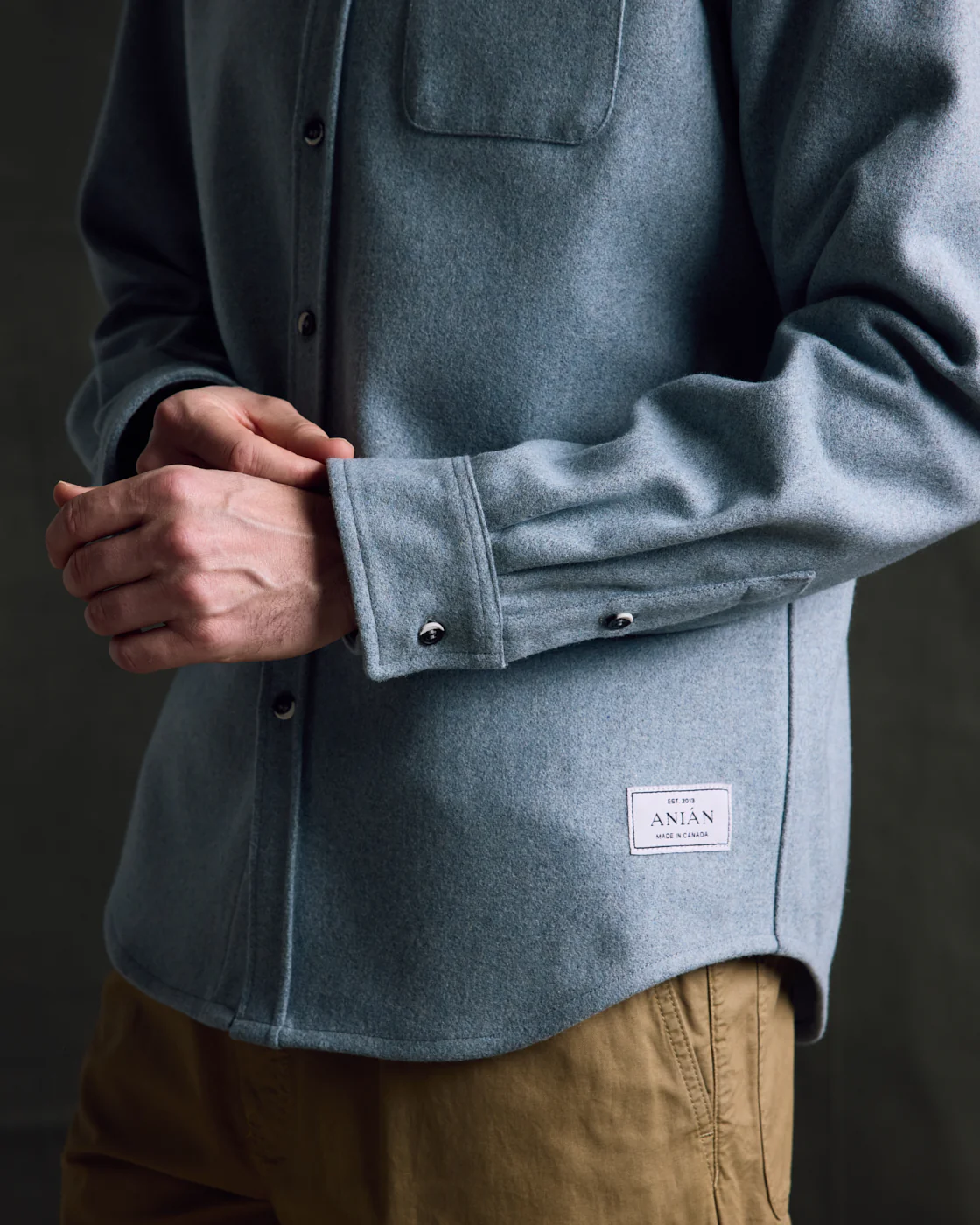 The Modern Melton Wool Shirt (600GSM) - Image 54