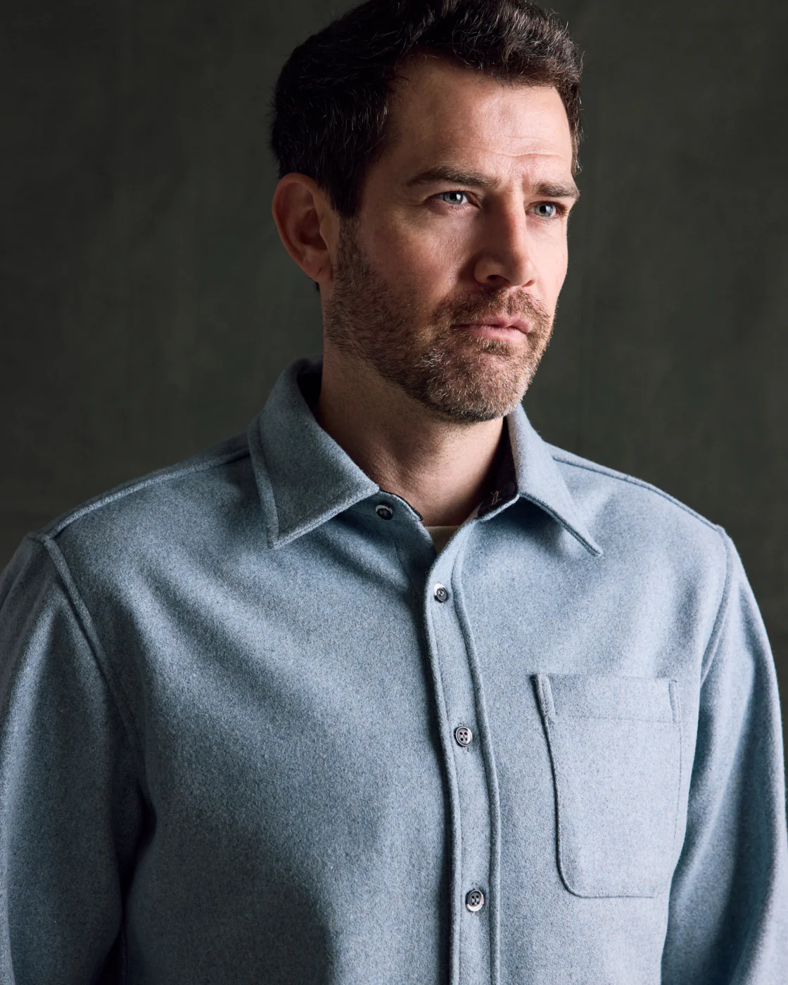 The Modern Melton Wool Shirt (600GSM) - Image 56
