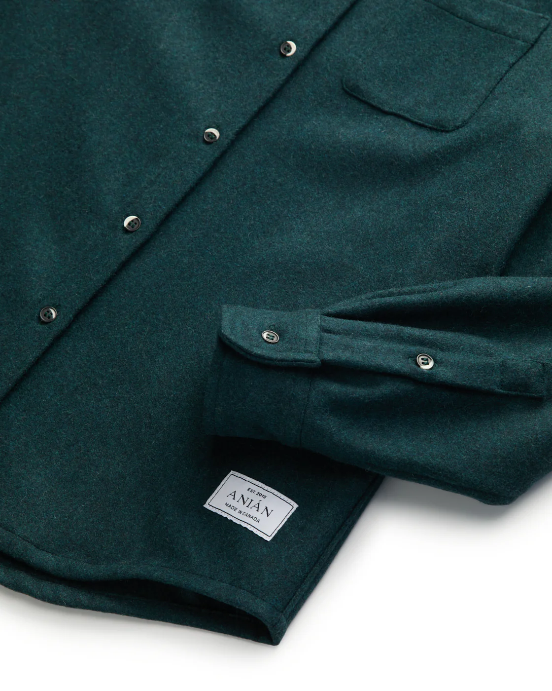 The Modern Melton Wool Shirt (600GSM) - Image 62