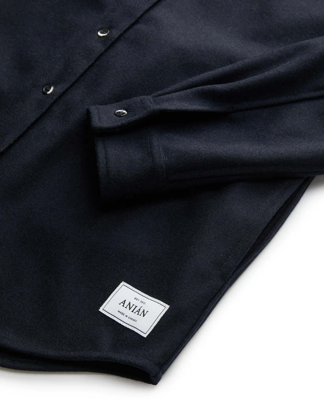 Relaxed Modern Melton Wool Shirt (600GSM) - Image 38