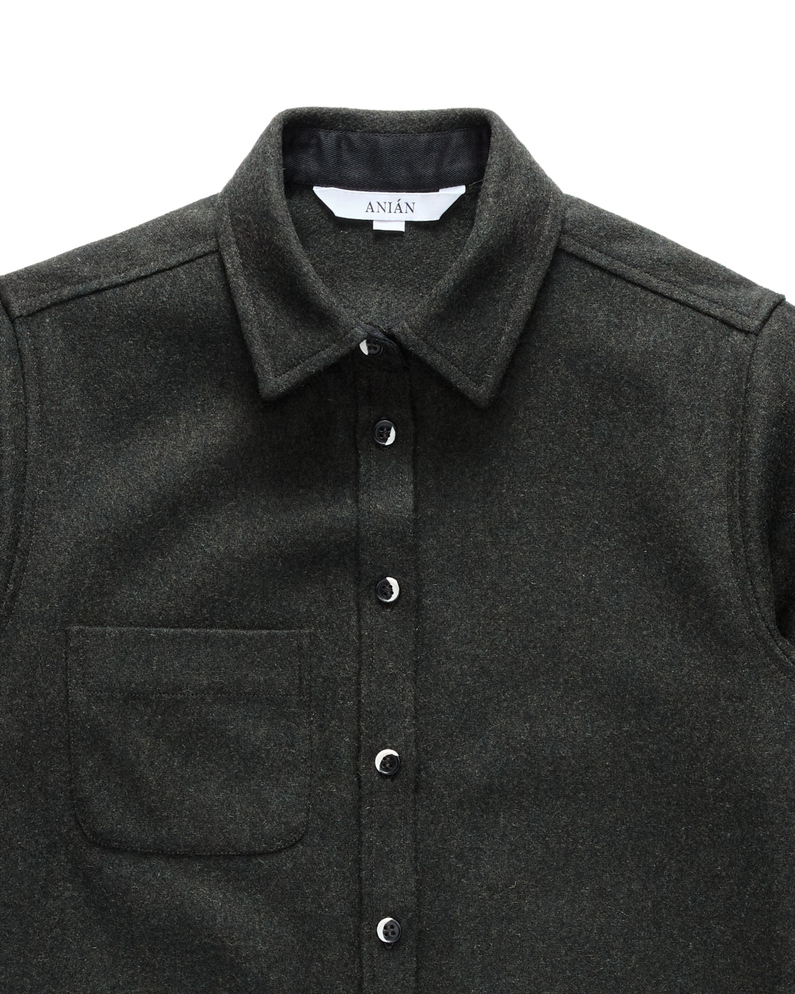 The Modern Melton Wool Shirt (600GSM) - Image 4
