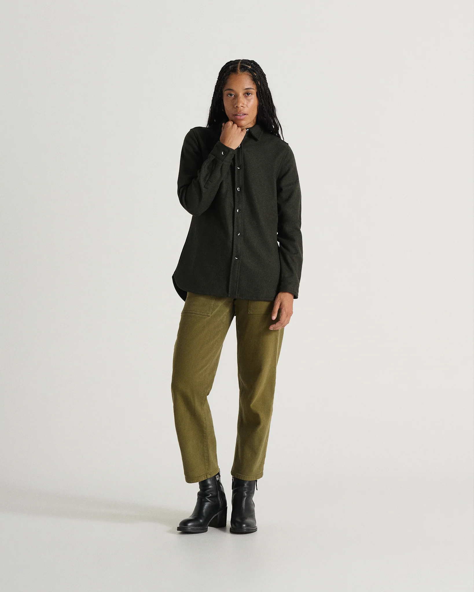 The Modern Melton Wool Shirt (600GSM) - Image 6