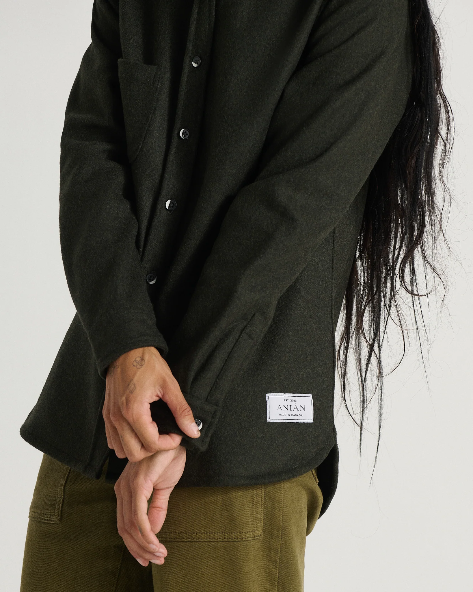 The Modern Melton Wool Shirt (600GSM) - Image 8